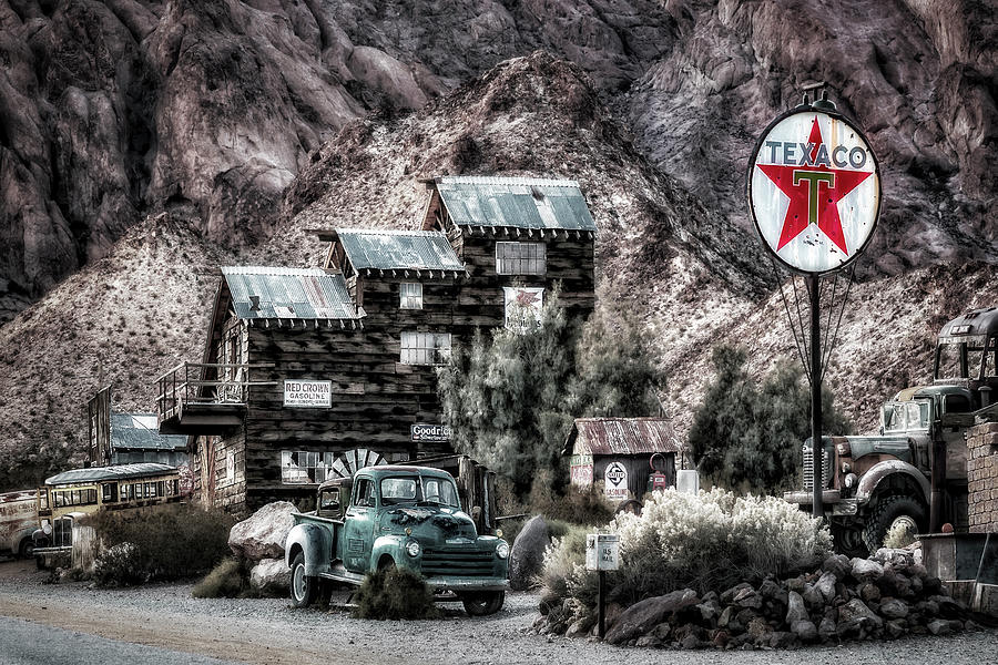 Vintage Texaco Gas Station  #1 Photograph by Susan Candelario