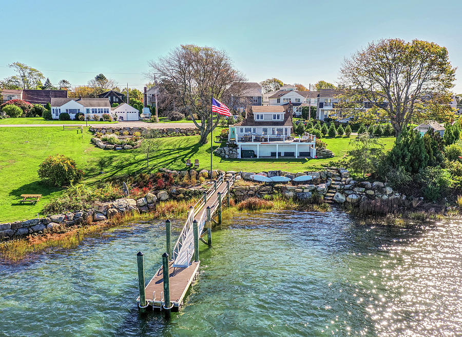 10 Sea Crest Drive Water Photograph by Veterans Aerial Media LLC
