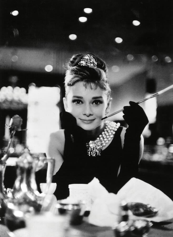white christmas dresses Audrey Hepburn Style Black 50s Vintage Dress with Pockets main image 0