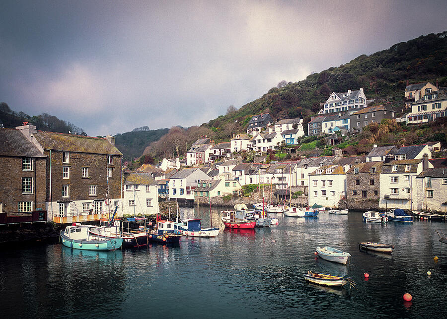 Charming Coastal Village Photograph - Polperro Harbour #12 by Seeables Visual Arts