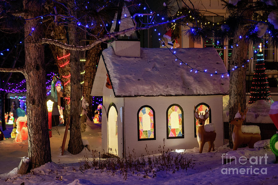 1570_Christmas Lights Photograph by Mark Triplett