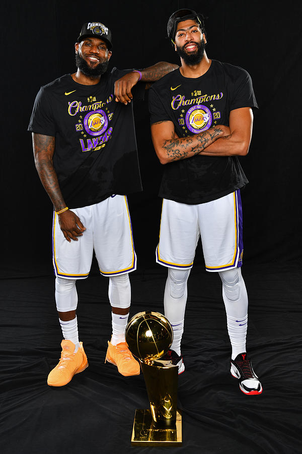 Anthony Davis and Lebron James #2 by Jesse D. Garrabrant