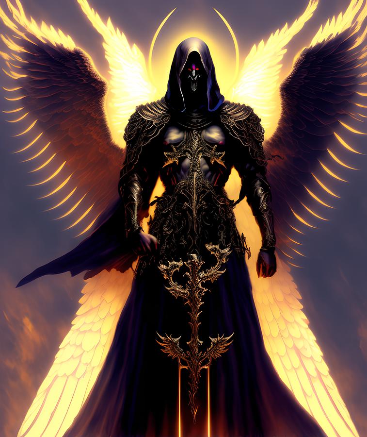 Archangel Azrael - Angel Of Death And Judgment, Generative Ai Il