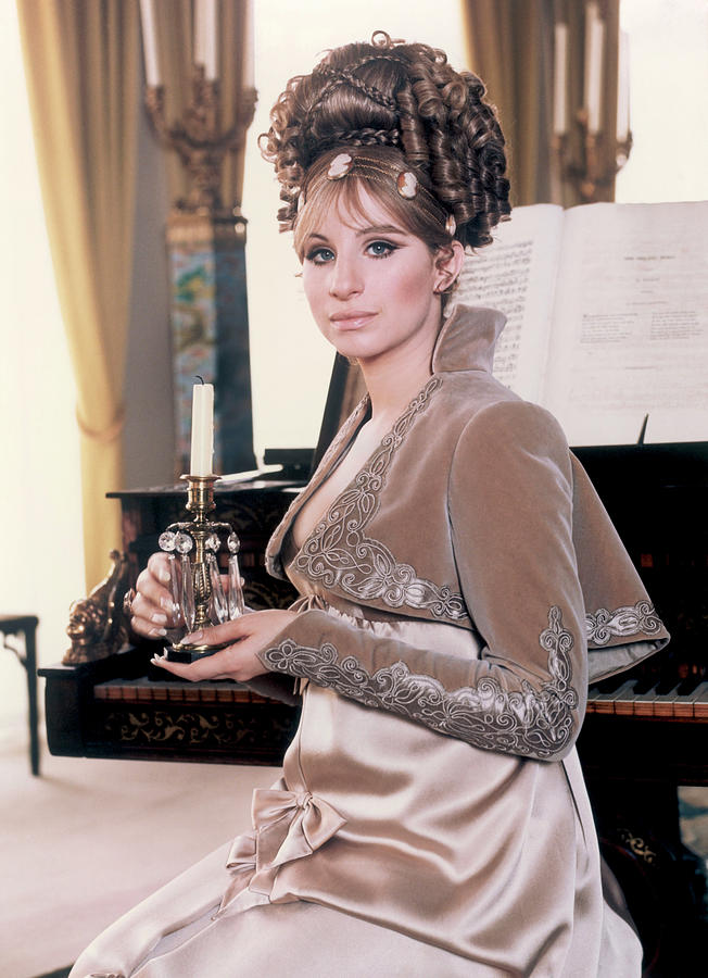 barbra streisand silver dress Barbra Streisand