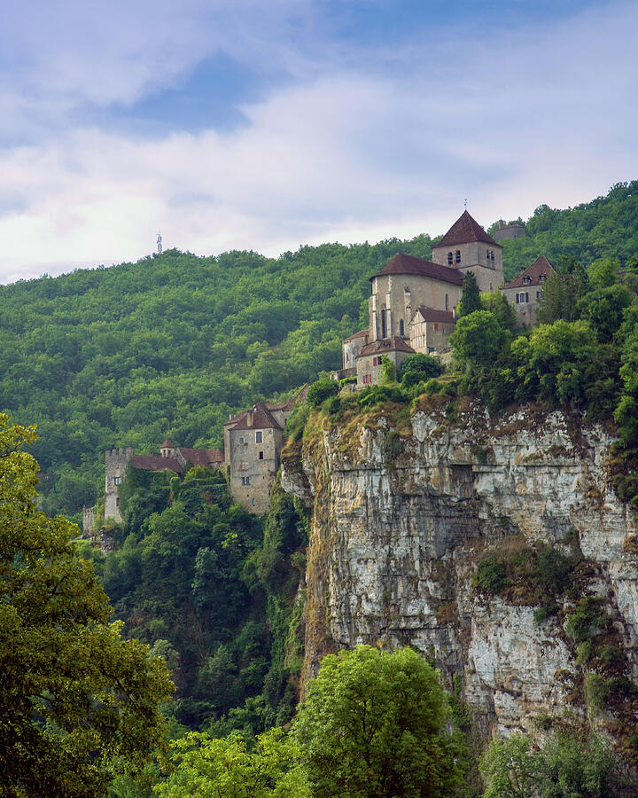 Europe, France, St Cirq Lapopie, historic clifftop village touri #2 Photograph by Seeables Visual Arts