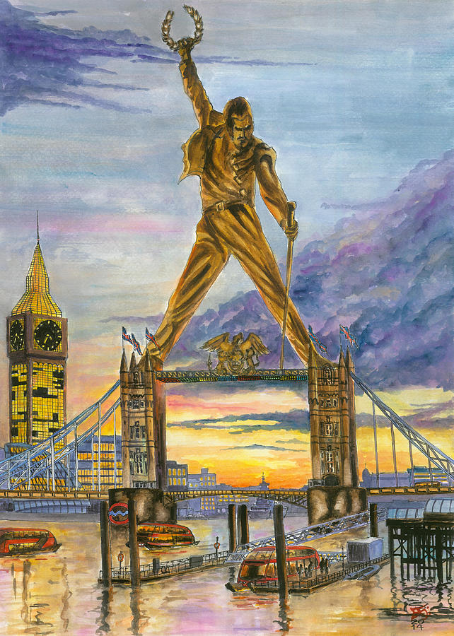 Fantasy II, I will rock you #2 Painting by Francisco Gutierrez