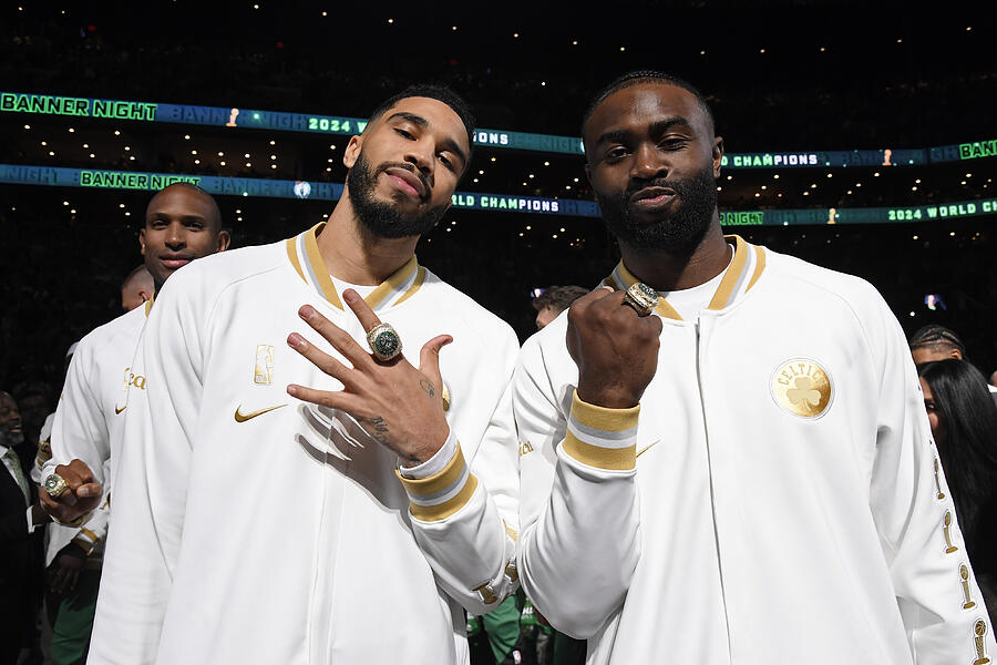 Jayson Tatum and Jaylen Brown #2 by Brian Babineau