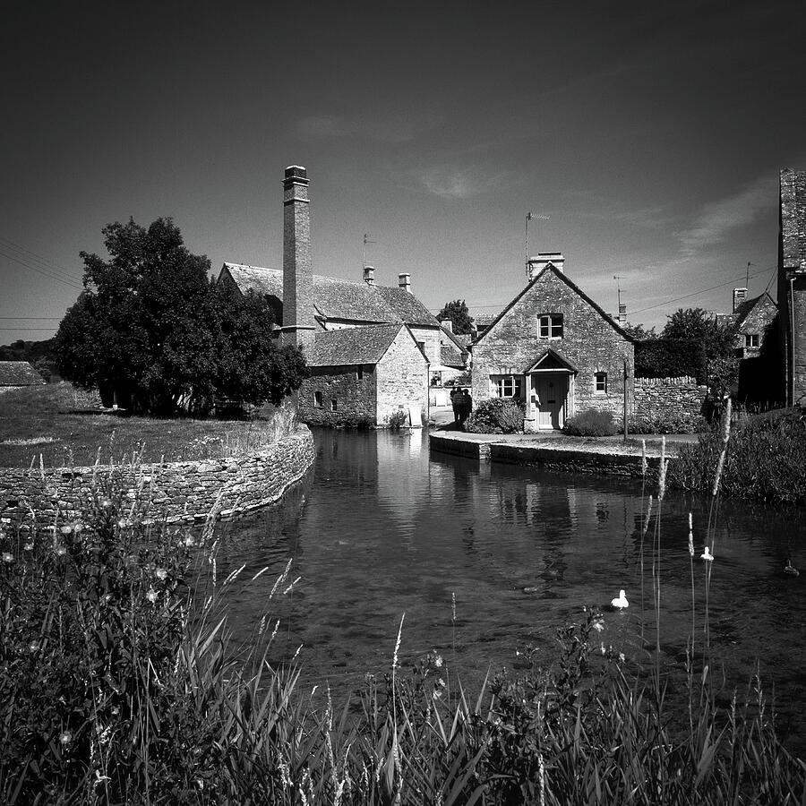 Quaint Stone Village by a River Photograph - Lower Slaughter, the old mill #2 by Seeables Visual Arts