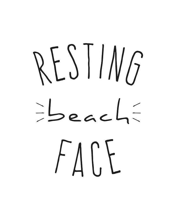 Resting Beach Face #2 Digital Art by Flippin Sweet Gear