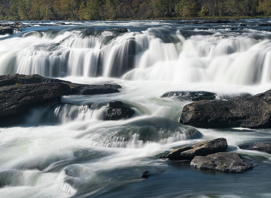 Sandstone Falls on New River Summers County West Virginia #3 Photograph by Steven Heap