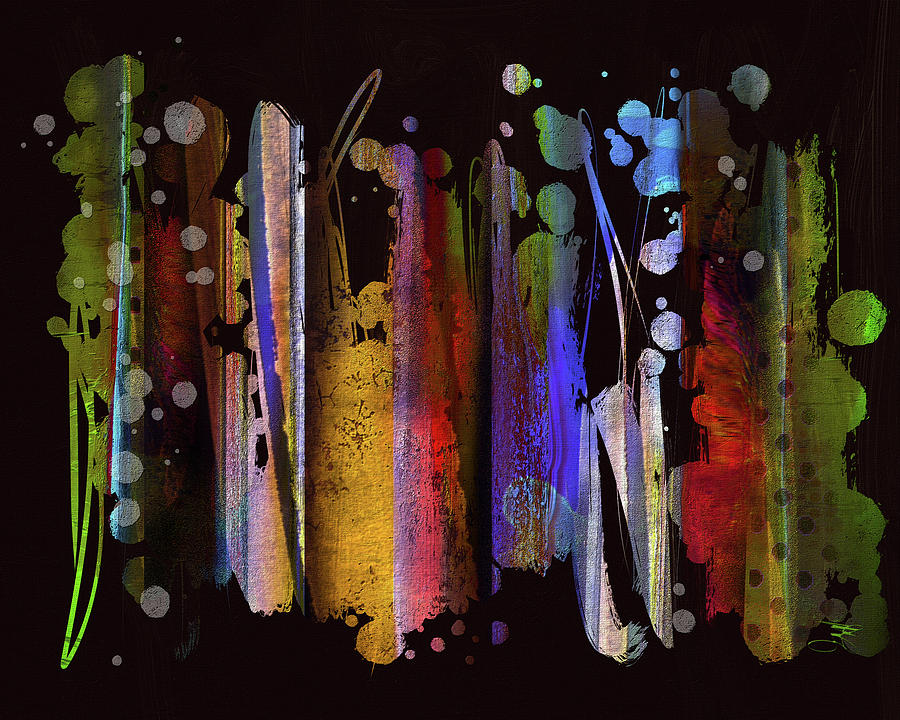 Cosmic Line Dance Digital Art by Marina Flournoy