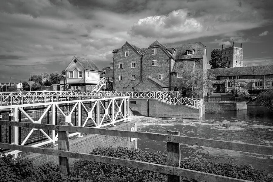 Charming Riverside Mill Photograph - Picturesque Gloucestershire - Tewkesbury #25 by Seeables Visual Arts