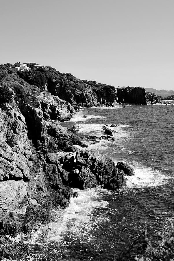 Hyeres,Giens,France,mediterranean sea,rocky coastline #3 Photograph by Severija Kirilovaite