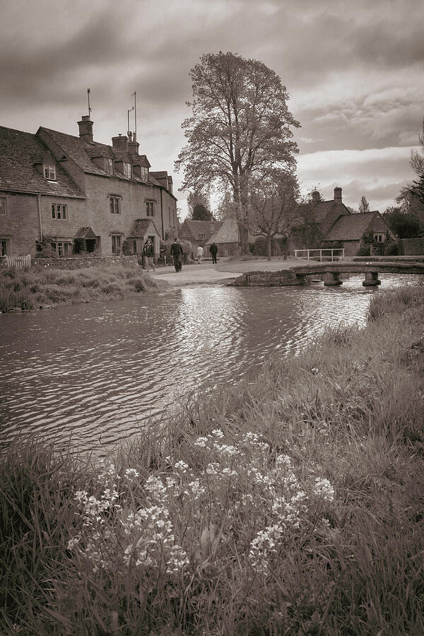Quaint English Countryside Scene Photograph - Lower Slaughter #3 by Seeables Visual Arts