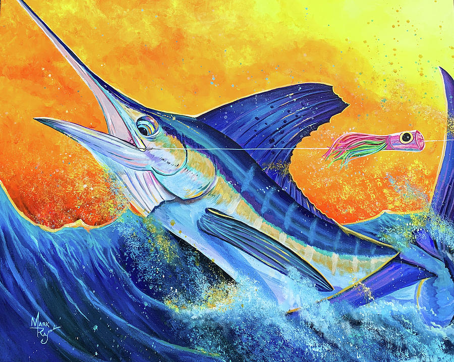 Orange Crush Painting by Mark Ray