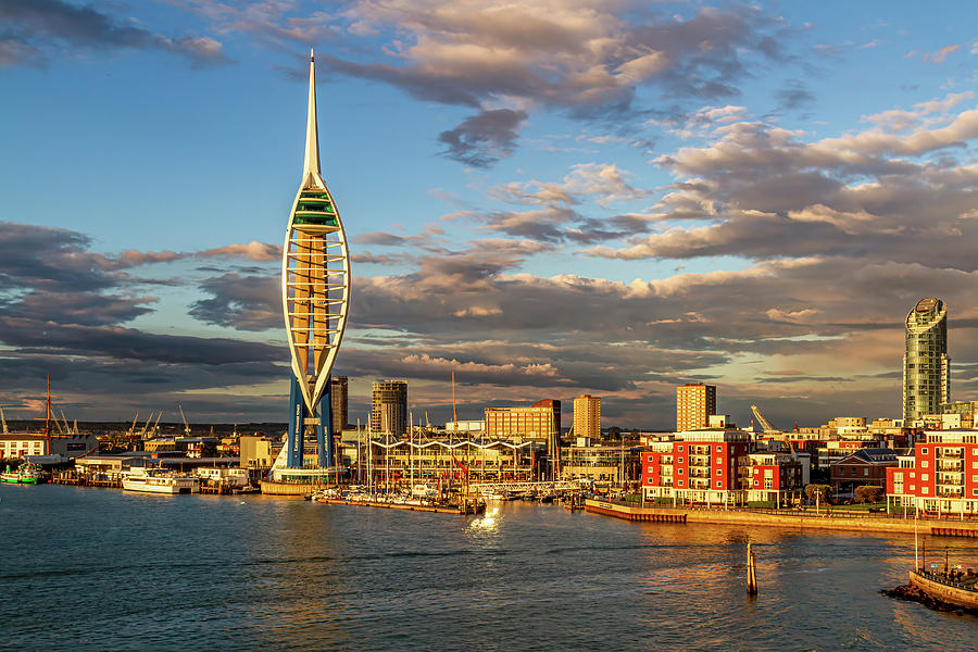 Portsmouth Harbour England  #2 Photograph by Shirley Mitchell