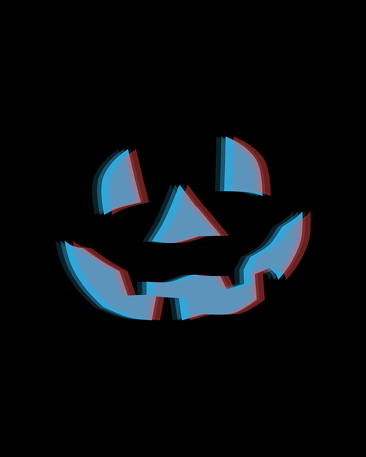 3d Halloween Pumpkin Digital Art by Flippin Sweet Gear