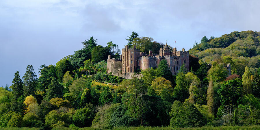 Majestic Castle on a Hill Photograph - Dunster Castle #4 by Seeables Visual Arts