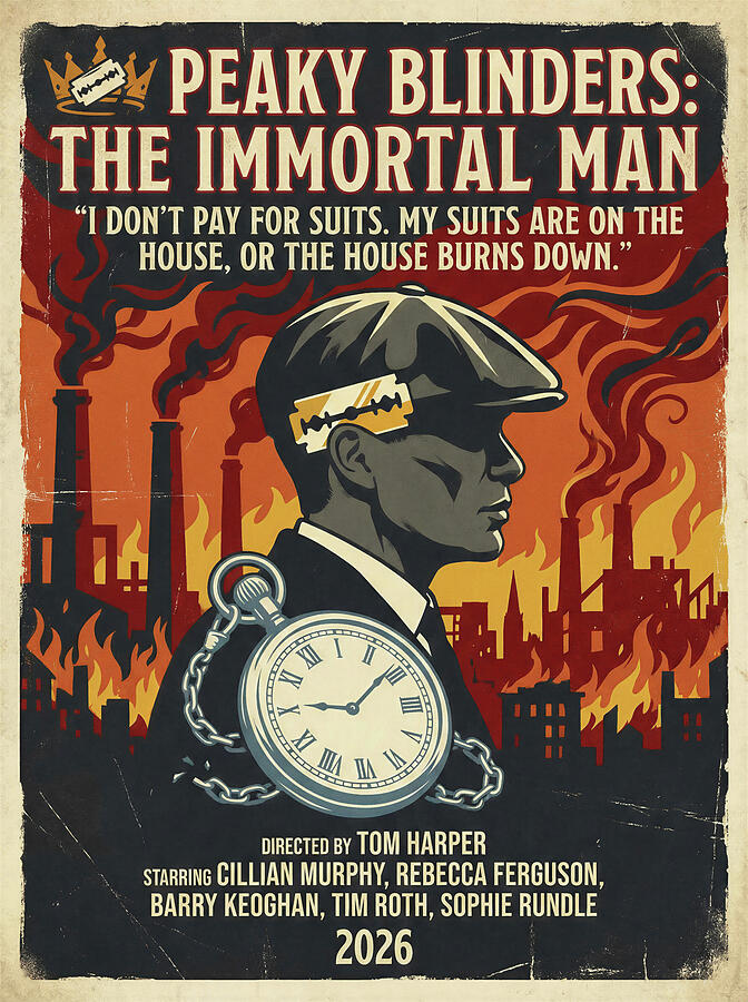 Peaky Blinders The Immortal Man - Minimal Movie Poster - Retro Film