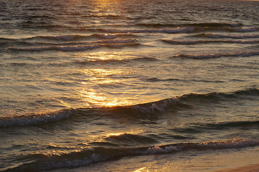 Sun and Waves #6 Photograph by Murray Croft