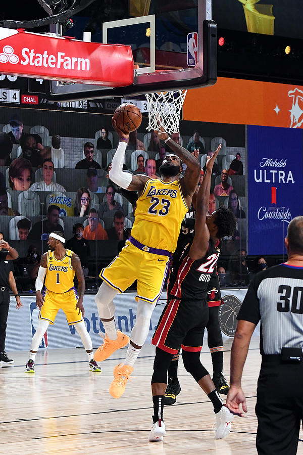 67 Labron Lebron James #67 by Andrew D. Bernstein