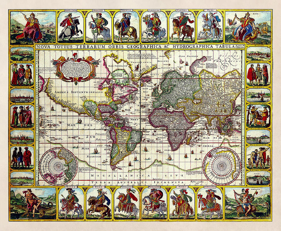 A 17th Century New World Map by Dale Kincaid