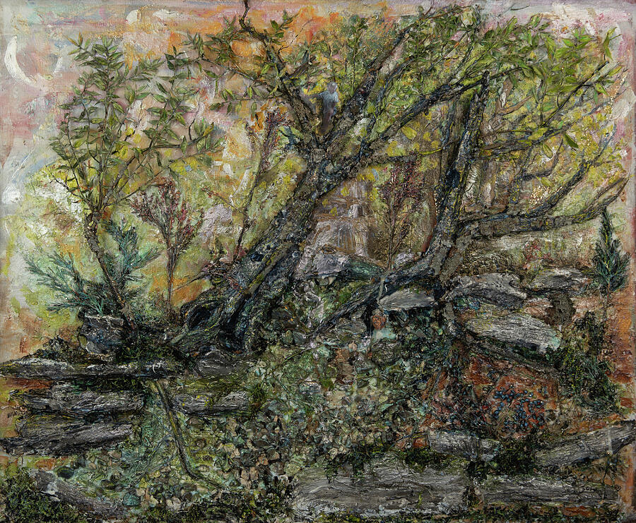 A Good Tree to Climb Mixed Media by Susan Orosz