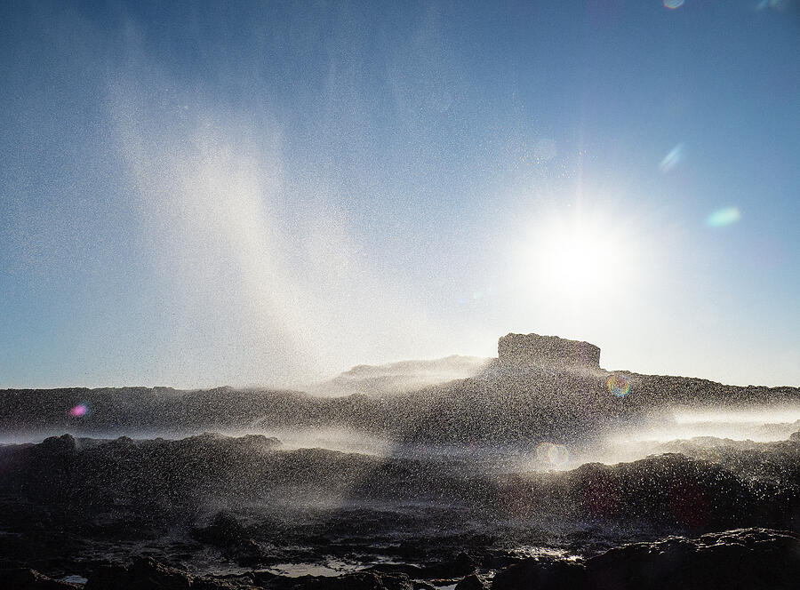 The Saltwater Shower Photograph by Joe Schofield