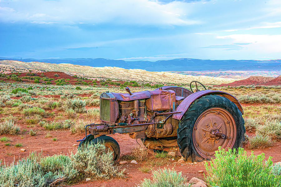 Abandoned on the Plains Photograph by Douglas Wielfaert