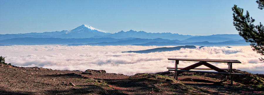 Above the Clouds Photograph by Barbara Siegel