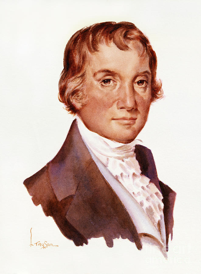 Abraham Baldwin - Signers Of The U.S. Constitution Painting by Lyle Tayson