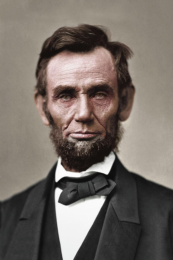 Abraham Lincoln, Portrait, US President Photograph by American Landscapes
