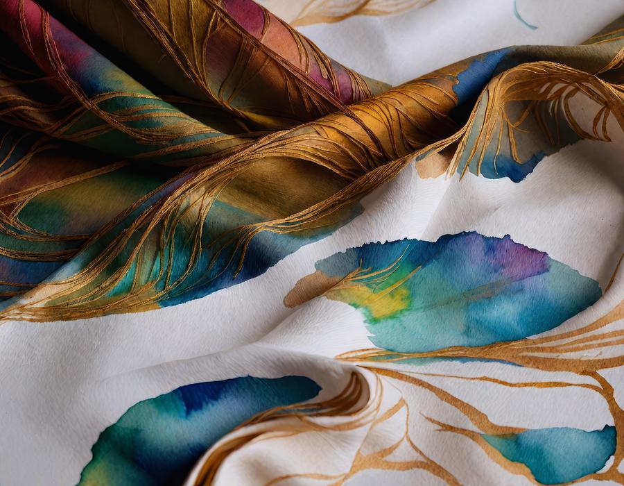 Abstract - Autumn Snow Digital Art by Eris And AI