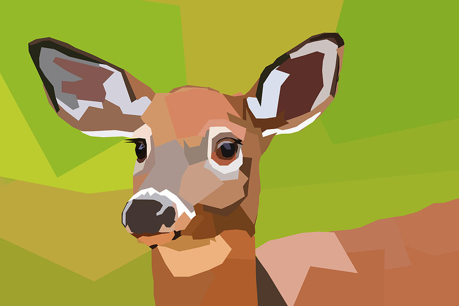 Abstract Deer Art Digital Art by Dan Sproul