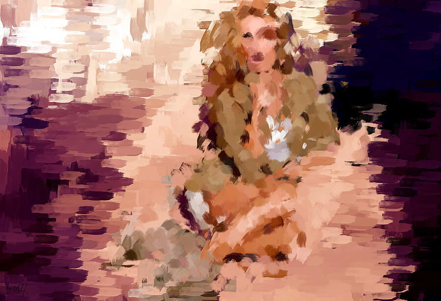 Abstract female Digital Art by Gradify Creations