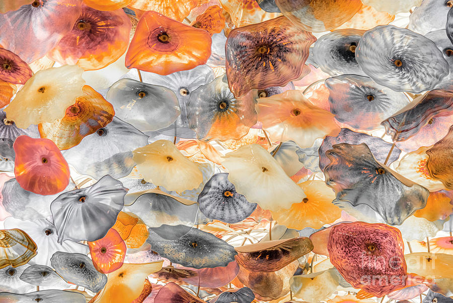 Abstract Shapes and Colors / Bellagio Casino Ceiling Las Vegas Photograph by FeelingVegas Wall Art and Prints