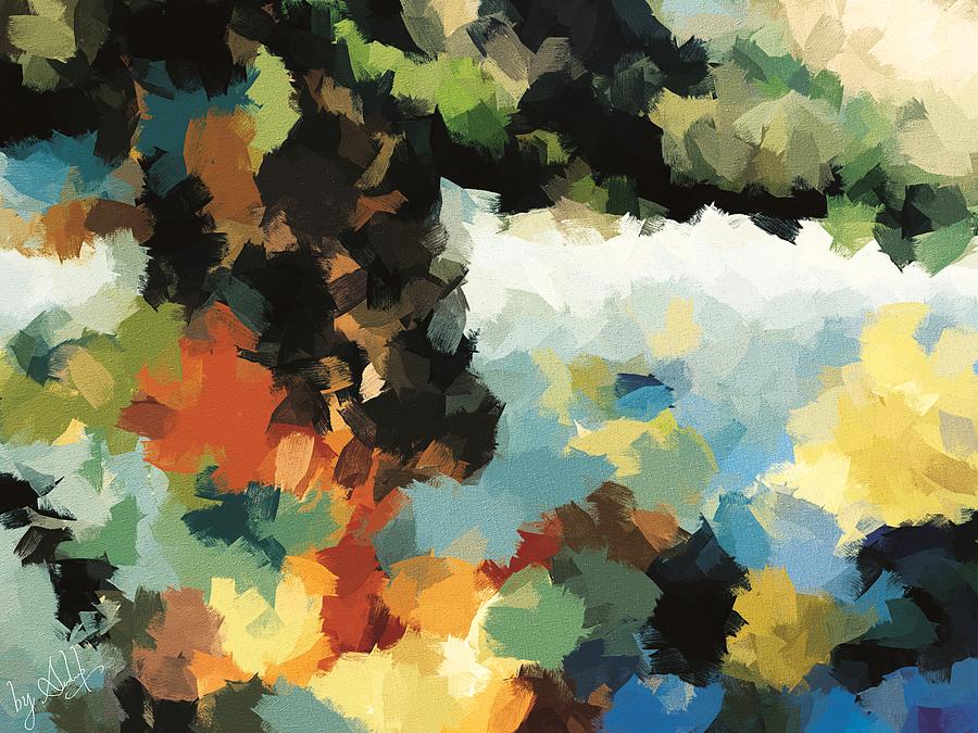 Abstract view Painting by Gradify Creations