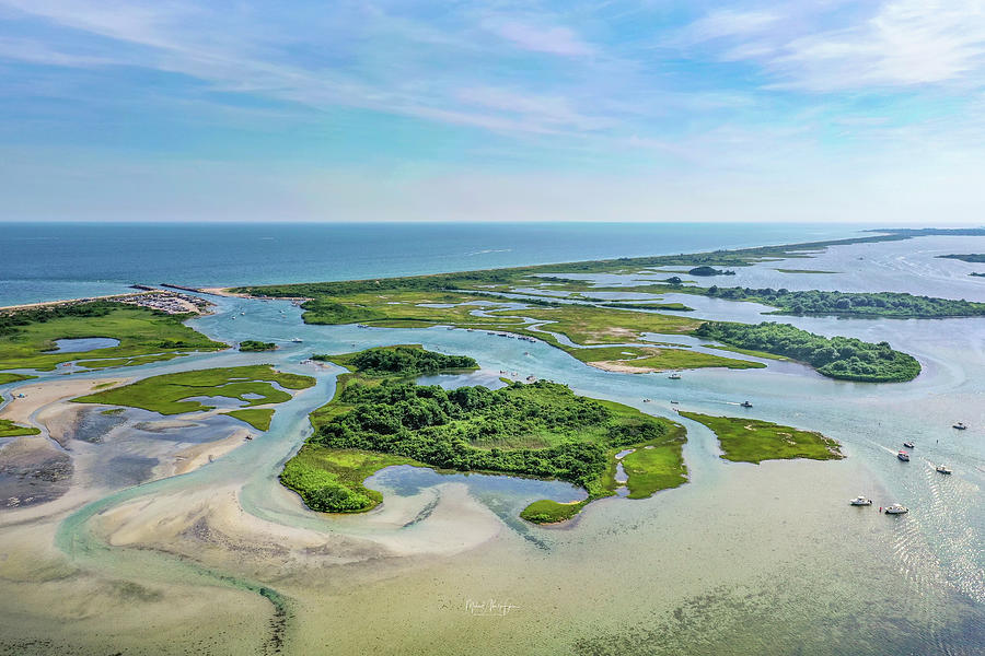 Adventures at Charlestown Breach-way Photograph by Veterans Aerial Media LLC
