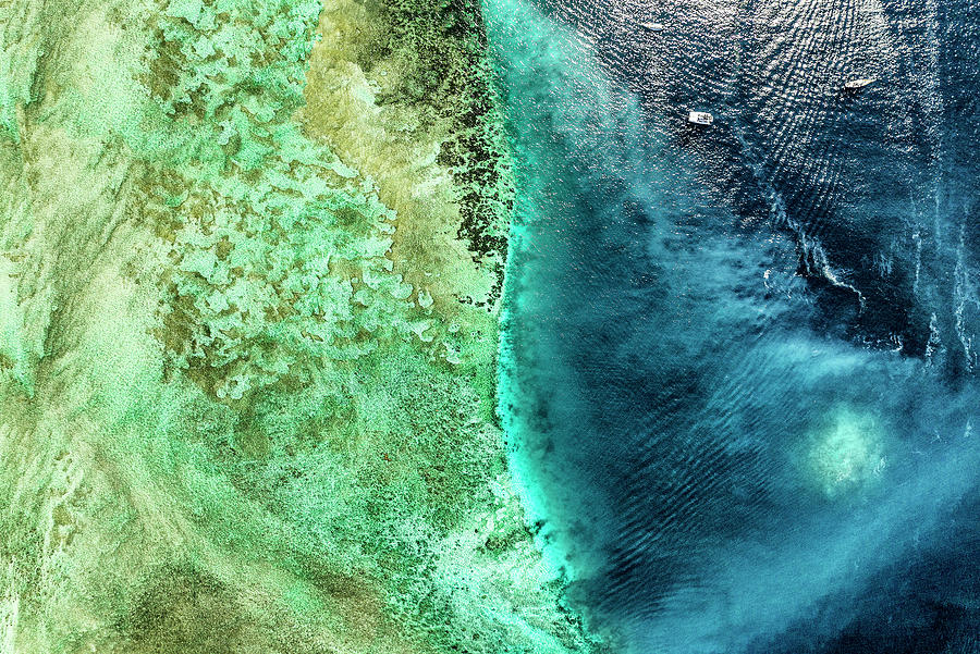 Aerial Summer - Between Two Seabed Photograph by Philippe HUGONNARD