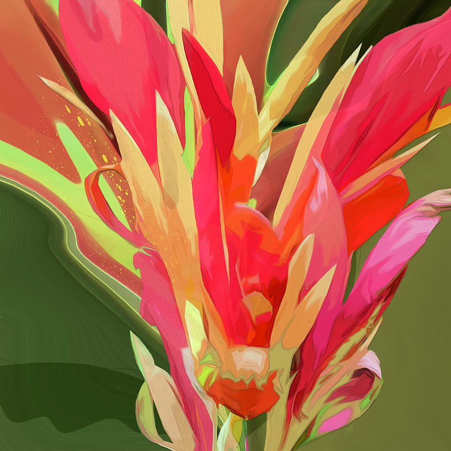 Aflame Digital Art by Gina Harrison