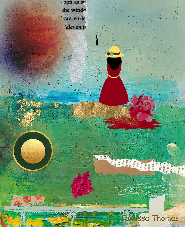 Afraid to Lose My Roses Mixed Media by Canessa Thomas