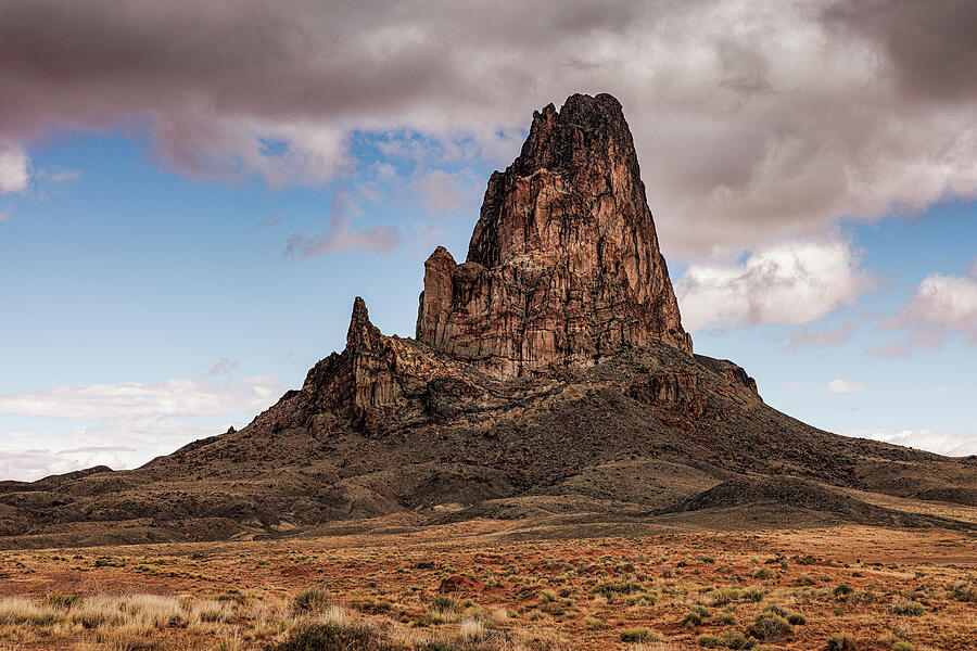 Majestic Desert Rock Formation Photograph - Agathla Much Wool by Robert Niemeier