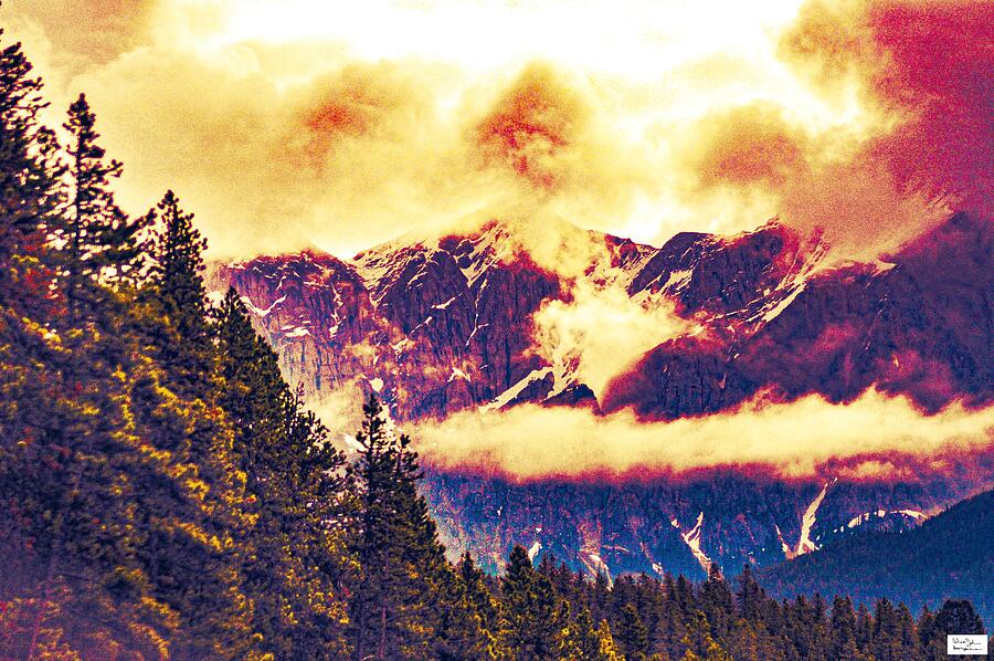 Dramatic Mountain Landscape Photograph - Al- Dramatic Mountains by Alex John Bergerman