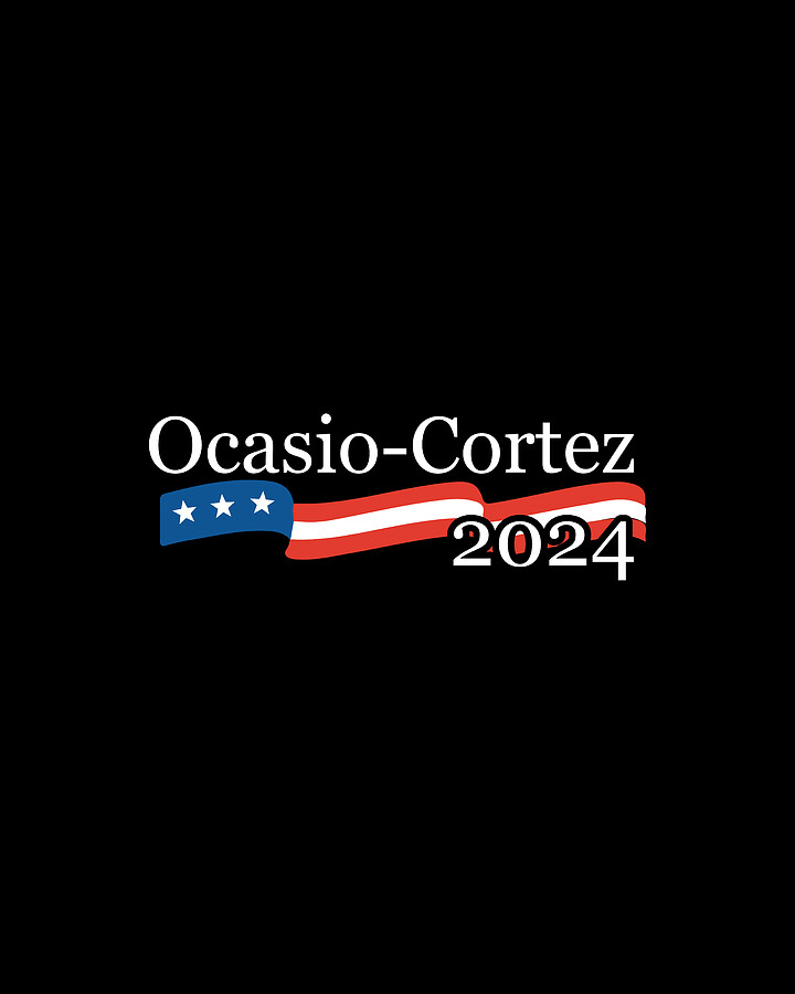 Alexandria Ocasio Cortez 2024 Digital Art by Flippin Sweet Gear