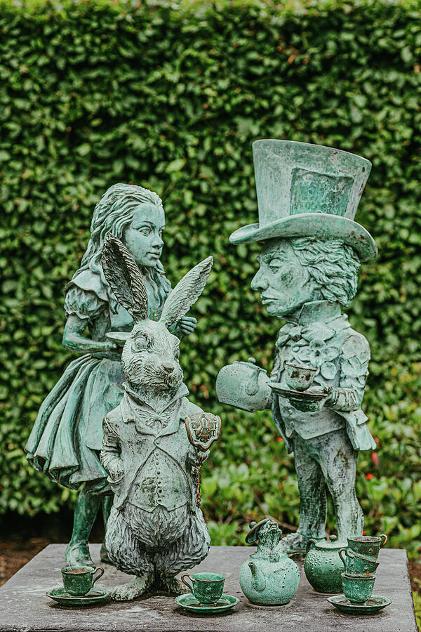 Alice in wonderland statue Photograph by Nova Rae