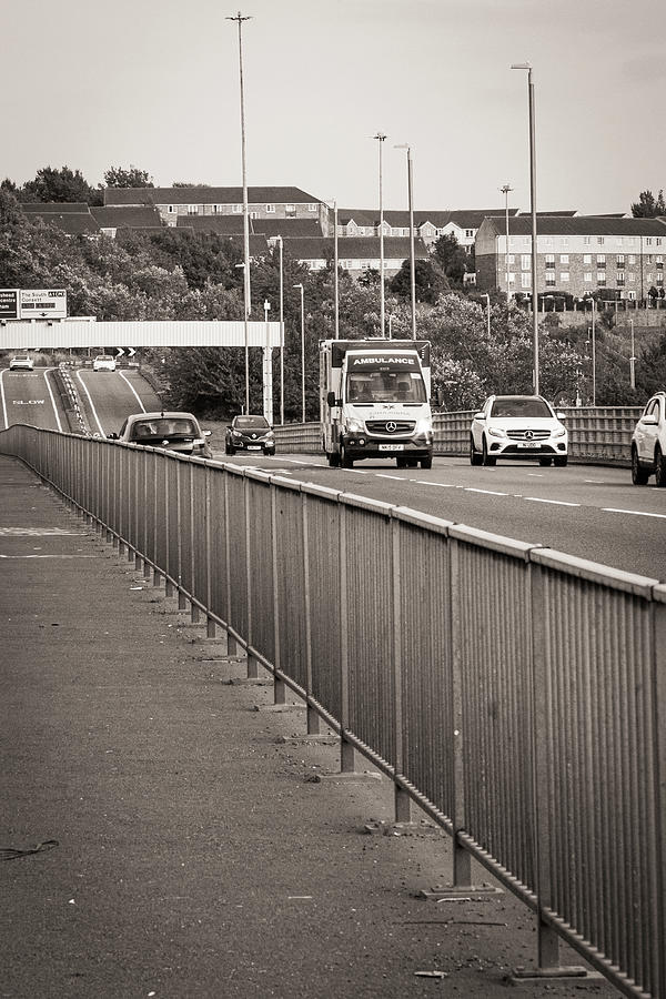 Ambulance rushing Photograph by Francisco Ruiz Navas