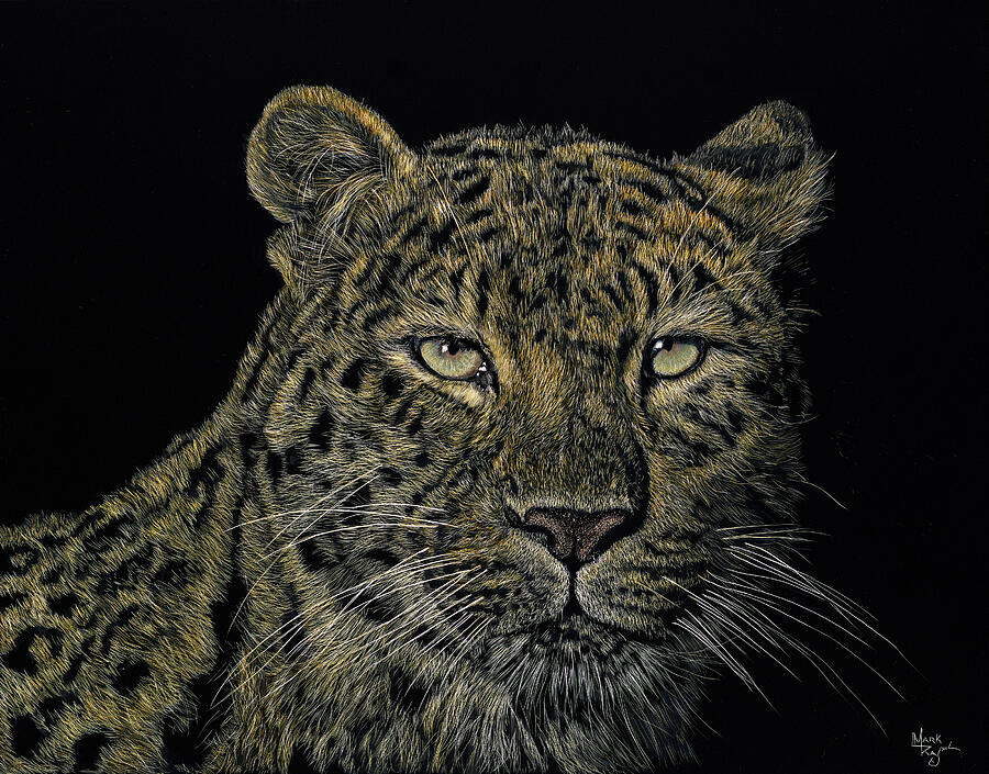 Amur Leopard Mixed Media by Mark Ray