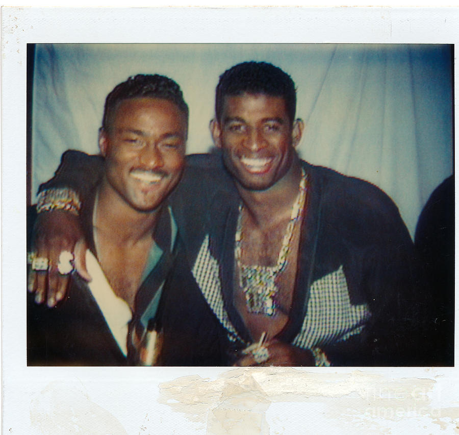 Andre Rison And Deion Sanders by Keith Morgan wo pred - Royalty Free ...