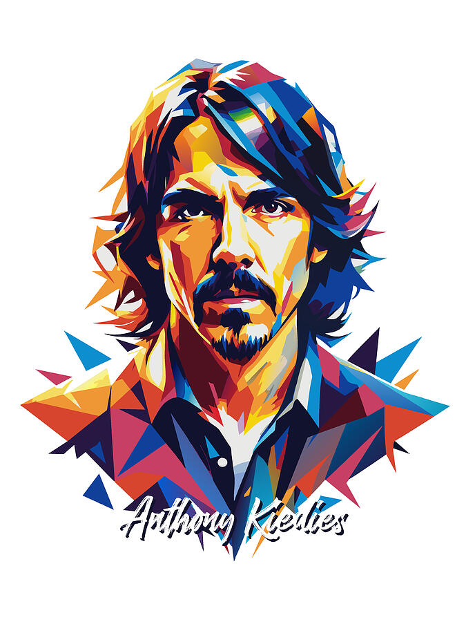 Anthony Kiedies RHCP #2 in WPAP Pop Art Digital Art by Vector Artnesia