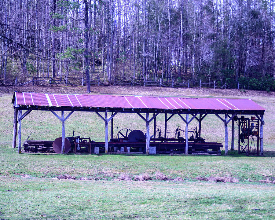 Antique Lumber Mill In A Field Photograph by Flees Photos